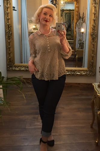 Donna Top Beige