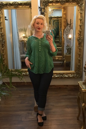 Donna Top Green