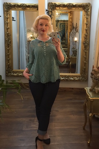 Donna Top Teal