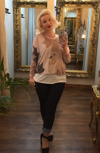 Ginko Top  Pink