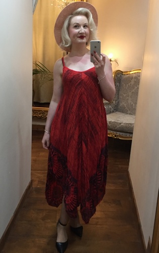 Boho Dress Red