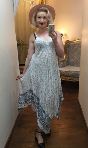 Boho Dress White