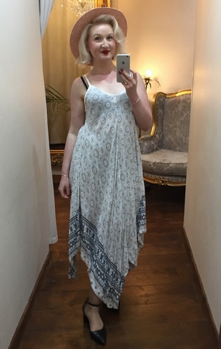 Boho Dress White