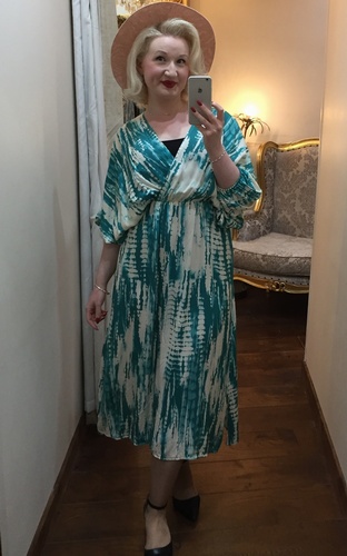 Splash Dress Teal