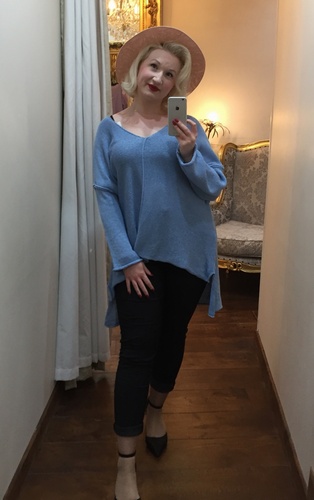 Joy Knit Pastel Blue