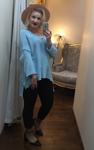 Joy Knit Duck Egg Blue