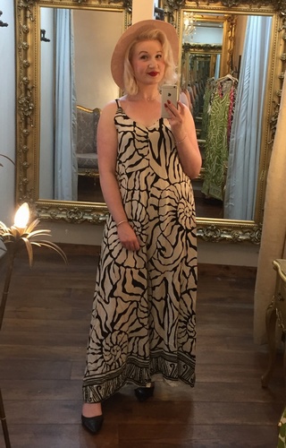 Aztec Jumpsuit Beige