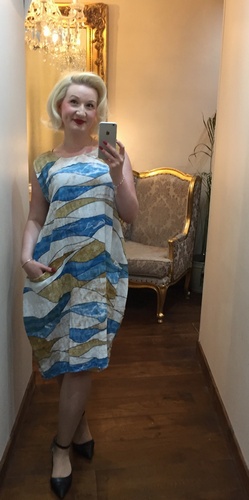 Wave Dress White