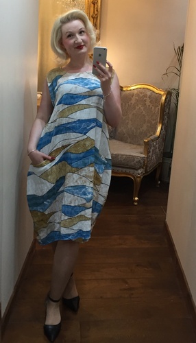 Wave Dress White