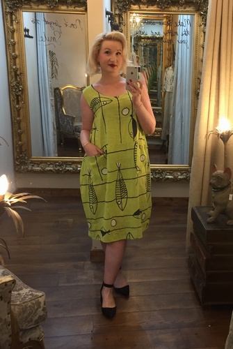 Pescare Dress Lime Green