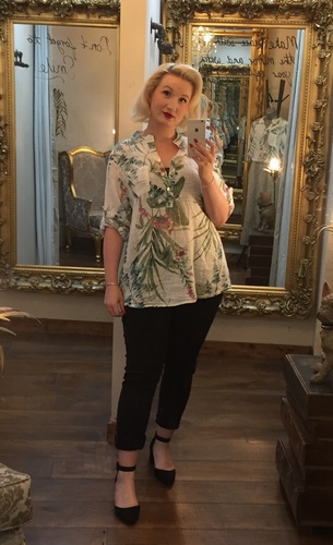 Flora Shirt white