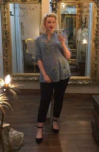 Flora Shirt Blue
