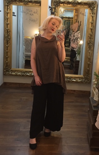 Lady Top Brown