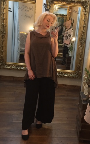 Lady Top Brown