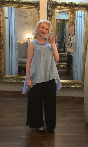 Lady Top Baby Blue