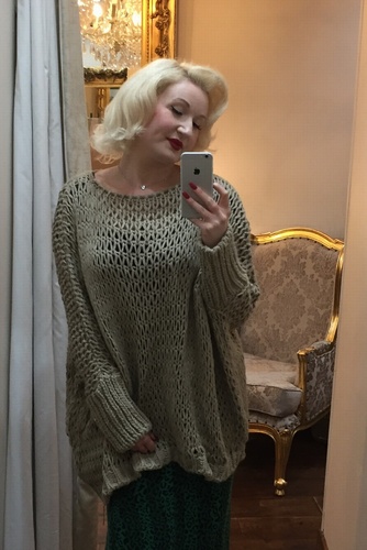 Loose Knit Mushroom Brown