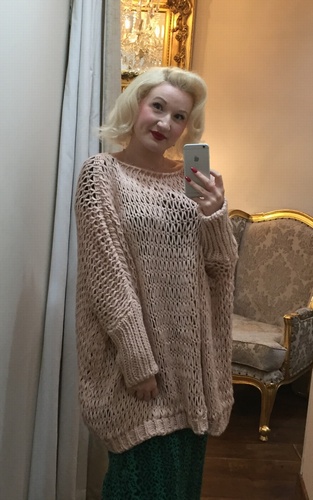 Loose Knit Pastel Pink
