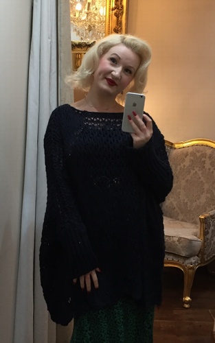 Loose Knit Navy
