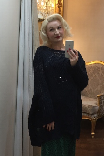 Loose Knit Navy