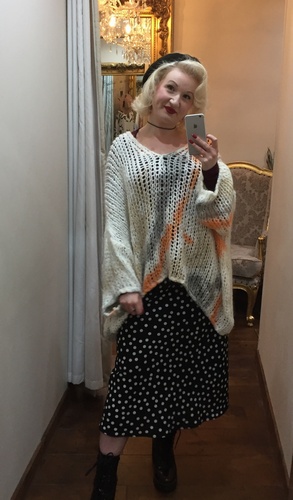 Vintage Dye Knit Orange