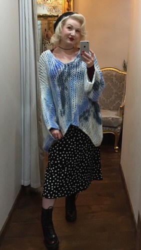 Vintage Dye Knit Blue