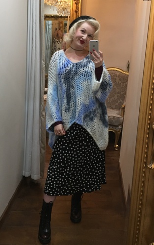 Vintage Dye Knit Blue