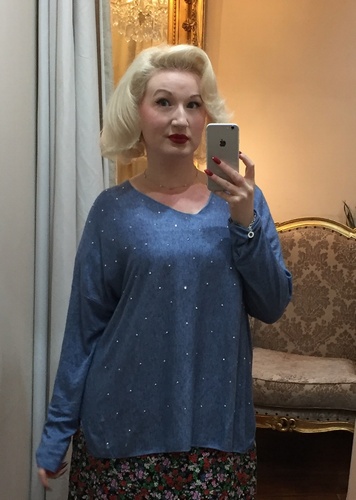Sparkle Knit Blue