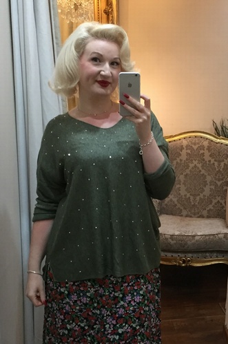 Sparkle Knit Khaki