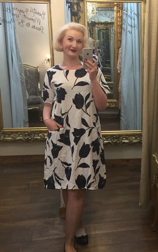 Tulip Dress White