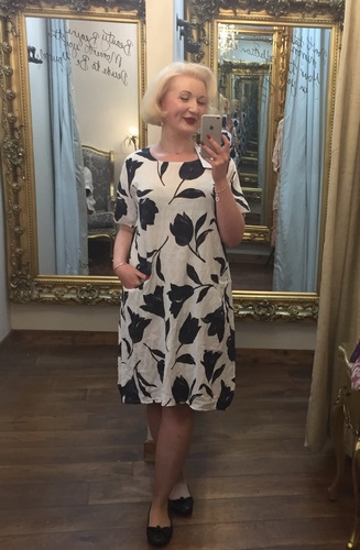 Tulip Dress White