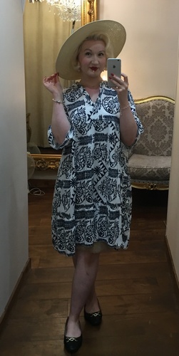 M-Z Tunic Dress Navy