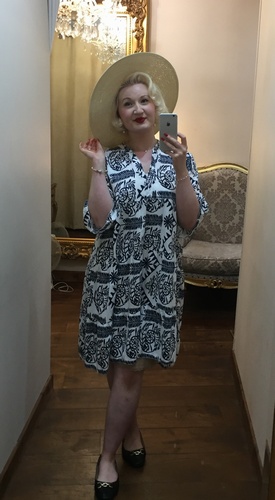M-Z Tunic Dress Navy