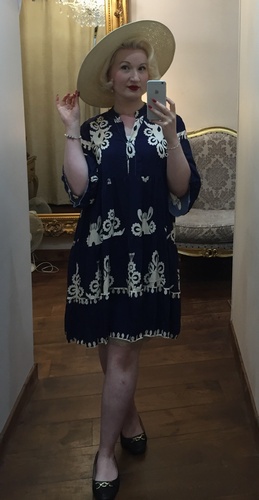Mem Tunic Dress Navy