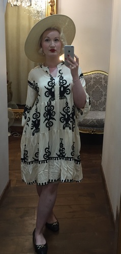Mem Tunic Dress Cream