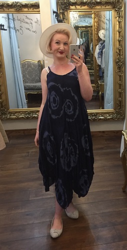 Valentina Dress Navy