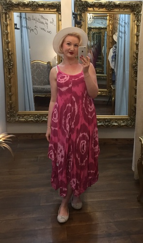 Valentina Dress Cerise