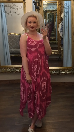Valentina Dress Cerise