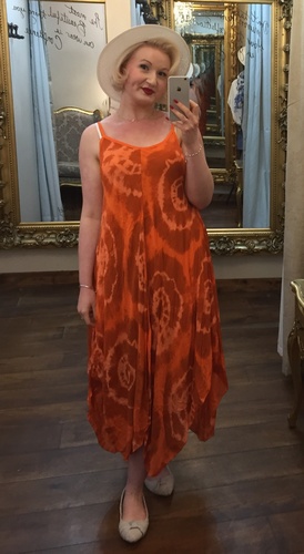 Valentina Dress Orange
