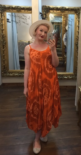 Valentina Dress Orange