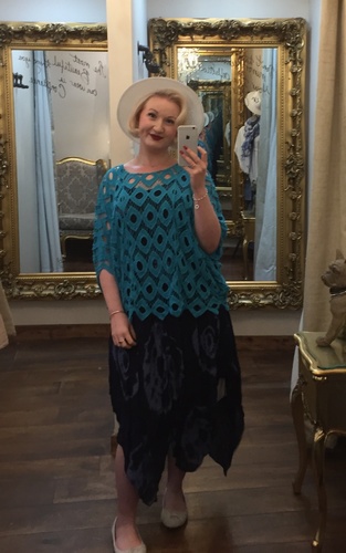 Diamond Crochet Teal