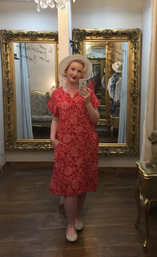 Lin Laura Dress Red