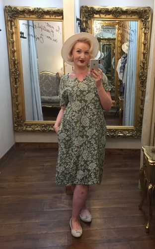 Lin Laura Dress Khaki