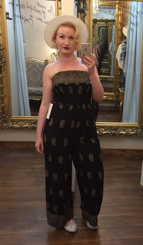 Paisley Jumpsuit Black