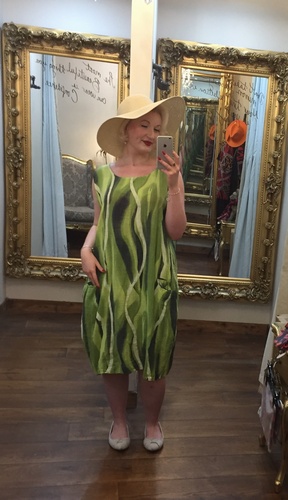 Pocket Dress Green
