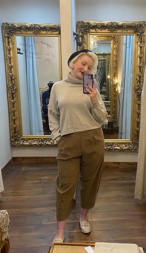 Baby Cord Trousers Camel