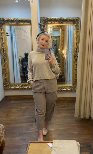 Baby Cord Trousers Taupe