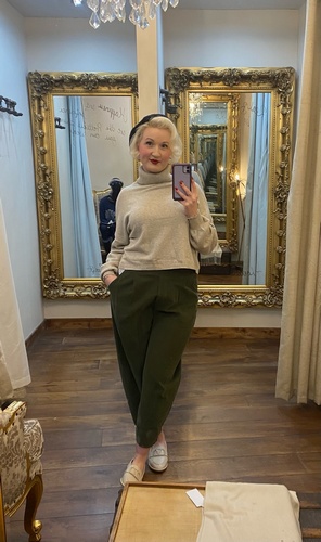 Baby Cord Trousers Khaki