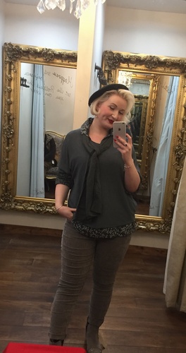 Vintage Top Grey