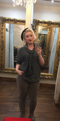 Vintage Top Grey