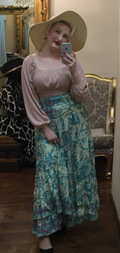 India Skirt Turquoise